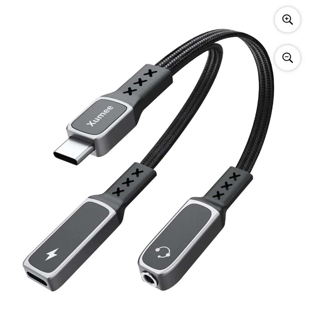 Xumee USB-C Audio and Charging Adapter